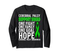 Cerebral Palsy Awareness Gifts CP Awareness Support Squad Maglia a Manica