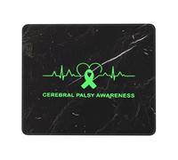 Cerebral Palsy Awareness Mouse Pad Piccolo Tappetino per Mouse Comodo Tappetino Scrivania per Accessori Scrivania Casa Gaming 25X30Cm
