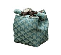 Ceremonial Refinement Hub - Portable Tea Container for Deployment | Reinforced Silk Blend Chassis with Closure Logic, High Contrast Embroidery Hardware & Lateral Protection Strips for Travel,