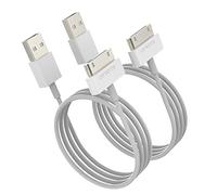 Cerepros Confezione da 2 cavi di ricarica USB per iPhone 4/4s, iPhone 3G/3GS, iPad 1/2/3 e iPod 4G di quarta generazione