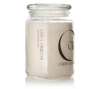 Cereria Del Rosso-Candela profumata - Giara Grande- cera di soia 100% Naturale- 3 stoppini in cotone- lunga durata- fino a 120 ore -Profumo intenso (Zucchero a Velo)