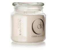 Cereria Del Rosso-Candela profumata - Giara media- cera di soia 100% naturale- 3 stoppini in cotone- lunga durata- fino a 90 ore -Profumo intenso- (Black Coconut)