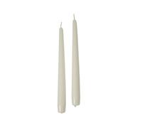 Cereria di Giorgio - 10 Candele Coniche - Diametro 2,2 cm Altezza 25 cm - Colore Bianco Cloud - Durata 7 Ore - Standard per candelabro