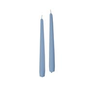 Cereria Di Giorgio - 10 Candele Coniche - Diametro 2,2 cm Altezza 25 cm - Colore Dusty blu - Durata 7 ore - Standard per candelabro