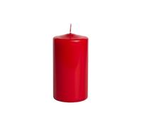 Cereria Di Giorgio - 12 Candele Cero - Diametro 5 cm Altezza 8 cm - Colore Rosso - Durata 25 ore - Non profumate