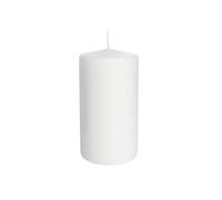 Cereria Di Giorgio - 12 Candele Cero - Diametro 6 cm Altezza 10 cm - Colore Bianco Cloud - Durata 48 ore - Non profumate