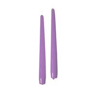 Cereria Di Giorgio - 12 Candele Coniche - Diametro 2,2 cm Altezza 30 cm - Colore Lavanda - Durata 10 ore - Standard per candelabro