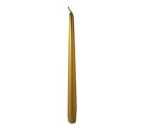 Cereria Di Giorgio - 12 Candele Coniche - Diametro 2,2 cm Altezza 30 cm - Colore Oro - Durata 10 ore - Standart per candelabro