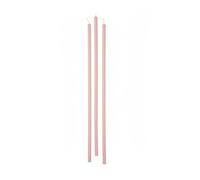 Cereria di Giorgio - 12 Candele Stelo - Diametro 0.9 cm Altezza 37 cm - Colore Rosa Antico - Durata 3 Ore - Non profumate
