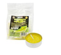Cereria Di Giorgio - 12 Tealight Citronella Plus - Citronella di Java 100% Naturale - Anti Zanzare e Insetti - 50% più concentrata - Diametro 3.6 cm Altezza 1.7 cm - Durata 3.5 ore