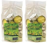 Cereria Di Giorgio - 25 Tealight alla Citronella di Java 100% Naturale - Anti zanzare e insetti - Diametro 3.6 cm Altezza 1.7 cm - Durata 3.5 ore (Confezione da 2)