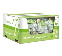 Cereria Di Giorgio - 44 Confezioni da 12 Tealight alla Citronella di Java 100% Naturale - Anti zanzare e insetti - Diametro 3.6 cm Altezza 1.7 cm - Durata 3.5 ore