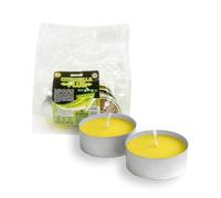 Cereria Di Giorgio - 5 Maxi Tealight Citronella Plus - Citronella di Java 100% Naturale - Anti Zanzare e Insetti - 50% più concentrata - Diametro 5.9 cm Altezza 2.3 cm - Durata 10 ore