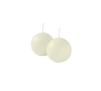 Cereria Di Giorgio - 6 Candele Sfera - Ø 6 cm - Panna