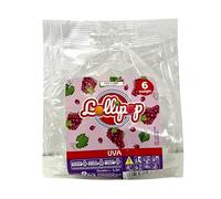 Cereria Di Giorgio - 6 Tealight Lollipop Profumati all'Uva - Diametro 3.6 cm Altezza 1.7 cm - Durata 3.5 ore