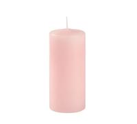 Cereria Di Giorgio - 9 Candele Cero - Diametro 5 cm Altezza 12 cm - Colore Rosa Pesca - Durata 40 ore - Non profumate