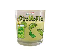 Cereria Di Giorgio - Candela alla Citronella di Java e Lime - Citromojito - Citronella di Java 100% Naturale - Anti zanzare e insetti - Durata 25 ore - Decori Assortiti