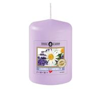 Cereria Di Giorgio - Candela Cero sleeverato Profumato alla Lavanda e Camomilla - Coccole Profumate - Diametro 7 cm Altezza 9 cm - Durata 52 ore