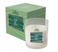Cereria Di Giorgio - Candela in bicchiere con astuccio - Cera vegetale di Palma e Soia - Collezione Odor Block - Fresh - Durata 17 ore