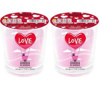 Cereria di Giorgio Candela in Cera Vegetale Profumata in Bicchiere, Passion Fruit (Confezione da 2)