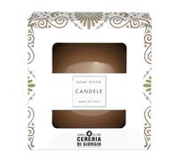 Cereria Di Giorgio - Candela Sfera decorativa laccata - Diametro 10 cm - Colore Mocha mousse - Durata 49 Ore - Confezione Regalo - Home Decor Collection - Artigianale