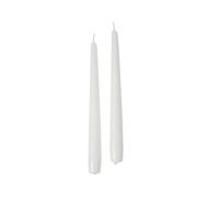 Cereria di Giorgio Risthò Candele Coniche per Candeliere, Cera di paraffina, Bianco, 2.2 cm, 10 unità