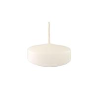 Cereria Di Giorgio Candele Galleggianti Ø 7 cm H. 1,5 cm (12 pz) - Bianco