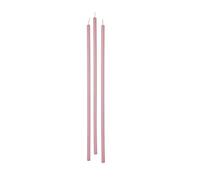 Cereria di Giorgio Risthò Candele Stelo, Cera, Rosa, 0.9 x 37 cm, 12 unità