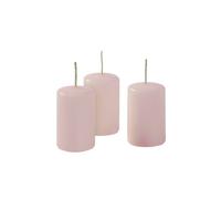 Risthò 56200_26 Candele Cero, Cipria, Diametro 4 cm, Altezza 7 cm, 12 pezzi