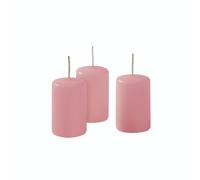 Cereria Di Giorgio Cero D 4 Cm H 7 Cm Rosa Polvere 12 Pz