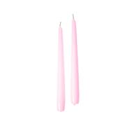 10 Candele coniche Cereria Di Giorgio Ø 2,2 cm h. 25 cm - Candele decorative per la casa - Colore Rosa Polvere - Durata 7 ore - Inodore - Cera vegana naturale - Senza olio di palma - Made in Italy