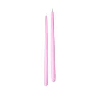 Cereria di Giorgio Risthò Candele Coniche per Candeliere, Cera, Rosa Polvere, 2.2 x 40 cm