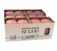 Cereria Di Giorgio Ceri Ø 4 cm H. 7 cm (12 pz) - Rosa Bebé