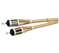 Cereria Di Giorgio - Torcia in bamboo - Altezza 90 cm - Utilizzabile con cera liquida e olio per lampade - Per decorare luoghi all'aperto e in spiaggia