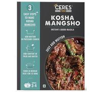 CERES FOODS Indian Bengali Kosha Mangsho Instant Liquid Masala Simmer Sauce Just Add 35 Ounces of Mutton to the Curry Packet & Water Mutton Paste Masala Bihar's Recipe, 200 gm