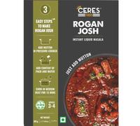 CERES FOODS Indian Kashmiri Rogan Josh Instant Liquid Masala Simmer Sauce Famous Mutton Curry from Kashmir India Just Add 35 Ounces of Mutton or Choice of Protein with the Curry, 200 gm
