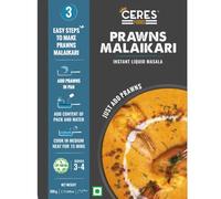 CERES FOODS Indian Prawn Malaikari Instant Liquid Masala Simmer Sauce Chingri Machar Malai Curry Prawns Curry Cooking Paste Curry Paste Curry Mix Prawns Malaikari Ready to Cook, 200 gm