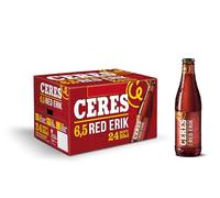 Ceres Red Erik - 24 Bottiglie da 33 cl, Birra Rossa con Infusione di Bacche di Sambuco, Gradazione Alcolica 6,5°C, Gusto Dolce e Fruttato