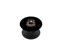 Ceretta Luna Piena Calante Botanico Stargazer Art Lunar PopSockets PopGrip Adesivo