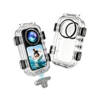 CERFFOOL 60M Custodia Impermeabile per Insta360 X6 Magnetica a Smontaggio | Custodia per Immersione invisibile anti Graffio Custodia di Protezione Rigida ad Alta Trasmissione PC Coperchio con Inserto