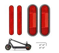 CERFFOOL Copertura di protezione per nastro riflettente per Segway Max G30/G30D/G30E/G30LP Posteriore e Anteriore Coperchio in Plastica con Vite Strumento Parti di Ricambio per Scooter Elettrico
