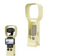 CERFFOOL Cover protettiva per DJI Osmo Pocket 4/3 cornice per alloggiamento con visiera anti-caduta rigida cover design senza smontaggio accessori per fotocamera azione (giallo)