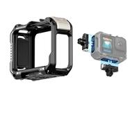 CERFFOOL Custodia protettiva in alluminio per GoPro 13 12 11 10 9 telaio protettivo per bicicletta gabbia fotocamera Cold Shoe Bezel Mount supporto telaio in metallo gabbia Action Camera accessori