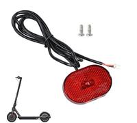 CERFFOOL Fanale Posteriore per Xiaomi 4 Pro Plus/4 Pro Max Indicatore di Avvertimento Luminoso Durevole Plastica Luce Stop Parti di Ricambio Accessori per Scooter Elettrico