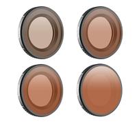 CERFFOOL Filtro obiettivo per DJI Osmo Nano Filtro in Vetro Ottico HD Multicoated Anti-Olio Anti-Graffi con Custodia di Stoccaggio per Action Camera (ND8/PL+ND16/PL+ND32/PL+ND64/PL)