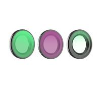 CERFFOOL Filtro obiettivo per DJI Osmo Nano Filtro in Vetro Ottico HD Multicoated Anti-Olio Anti-Graffi con Custodia di Stoccaggio per Action Camera (Black-Mist 1/4 +CPL+ND16)