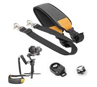 CERFFOOL Kit Base + Tracolla Regolabile per DJI RS4 Pro RS4 RS 3 Cinghia Riduzione del Peso per Gimbal Accessori per Stabilizzatori Cinghia da Collo a Sgancio Rapido