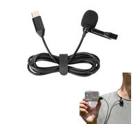 CERFFOOL Microfono lavalier a filo Con Cancellazione del Rumore per Insta360 Ace Pro 2/Ace Pro/Ace Microfono a Condensatore Omnidirezionale per Webcasting Vlogging e Altro Ancora