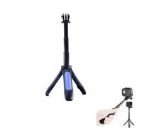 CERFFOOL Mini bastone per selfie allungabile per GoPro 13 12 11 Insta 360 X4 3 Portatile Vlog Treppiede Estensione Monopiede Tripod Action Camera Accessori (Blu)