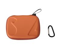 CERFFOOL Mini Custodia da trasporto per DJI Osmo Action 5 Pro 4 3 Antiurto antigraffio Impermeabile Antipolvere Viaggio Portatile Sacchetto di Immagazzinaggio per Action Camera Accessori, Arancione,